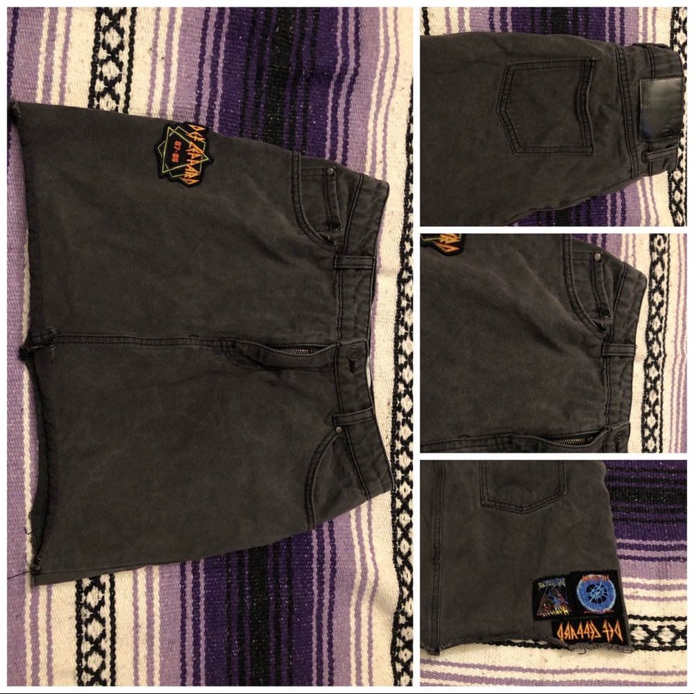 🌟DEF LEPPARD PENCIL SKIRT BY JUNKFOOD🌟